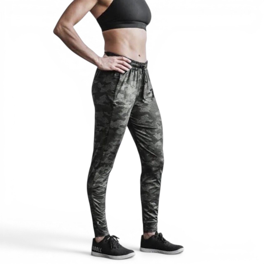 NOBULL Project Joggers Women L Camo‎ Elastic Waist Athletic Workout Sweatpants